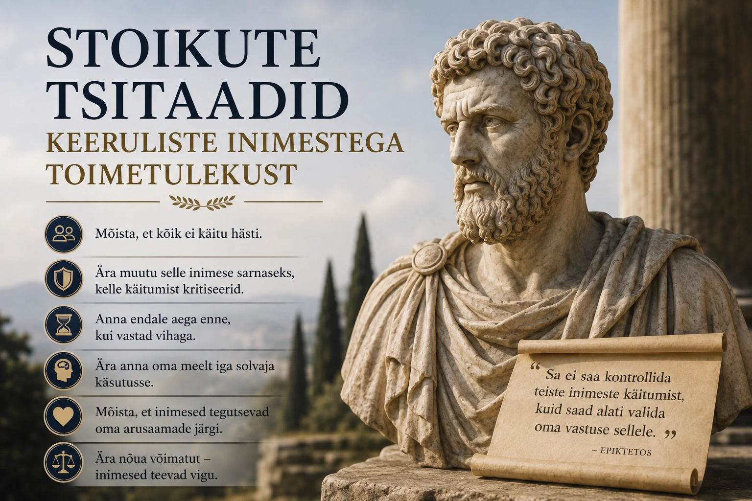 stoikute tsitaadid keeruliste inimestega